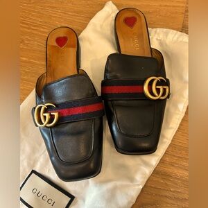Gucci Marmont Mules in Size 35.5